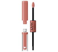 NYX Professional Makeup Brillant à Lèvres Shine Loud, Intensément Pigmenté, Double Embout Rouge à Lèvres et Gloss, Brillance Longue Tenue, Sans Transfert, Teinte : Daring Damsel (25)