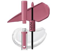 NYX Professional Makeup Brillant à Lèvres Shine Loud, Intensément Pigmenté, Double Embout Rouge à Lèvres et Gloss, Brillance Longue Tenue, Sans Transfert, Teinte : Fierce Flirt (26)