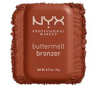 Nyx Professional Makeup - Bronzeur Poudre Compacte - Teint Hâlé Jusqu'à 12H Sans Transfert - Idéal Toutes Carnations - Formule Vegan - Buttermelt Bronzer - Teinte : Butta Match