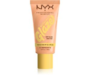 NYX Professional Makeup Buttermelt Glaze fluide teinté illuminateur SPF 30 teinte 01 Whipped Butta 30 ml