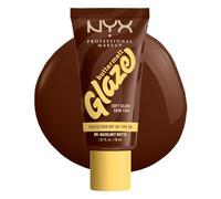 NYX Professional Makeup Buttermelt Glaze Fond de Teint SPF30 Hazelnut 30ml | 93% ingrédients soin, Niacinamide beurre karité mangue, Formule vegan, Couvrance légère effet seconde peau
