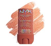 NYX Professional Makeup Buttermelt Highlighter Stix - Stick onctueux - Effet glowy - Texture ultra-fondante - Tenue 8H - Fini naturel sans effet gras - Teinte : Left On Melt