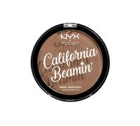 NYX Professional Makeup California Beamin' Bronzer Visage et Corps, Poudre de Soleil Compacte, Grand Format, Formule Vegan, Fini Satiné, 14 g, Teinte : The Golden One