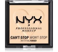 NYX Professional Makeup Poudre Matifiante Can't Stop Won't Stop Mattfying Powder, Fini Mat, Fair