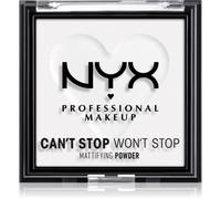 NYX Professional Makeup Poudre Matifiante Can't Stop Won't Stop Mattfying Powder, Fini Mat, Brightening Translucent