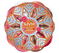 NYX Professional Makeup Coffret Butter Gloss 10 Teintes Fini Brillant | Formule non collante crémeuse, Nude à rosé audacieux, Application facile, Édition limitée fêtes