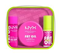 NYX Professional Makeup - Coffret/Kit 3 Pièces : Beurre Fouetté Corps, Huile Corps Glowy & Huile à Lèvres - Hydratation & Glow - Parfum Vanille & Crème fouettée - Version : SUGA BADDIE