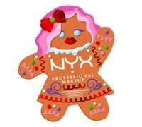 NYX Professional Makeup - Coffret Noël & fin d'année - Palette Gingerbaddie - Fards à paupières - 10 fards - paillettes - mat
