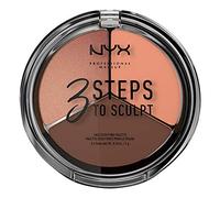 NYX Professional Makeup Contouring - 3 Steps to Sculpt Face Sculpting Palette - Deep