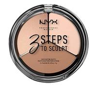 NYX Professional Makeup Contouring - 3 Steps to Sculpt Face Sculpting Palette - Fair