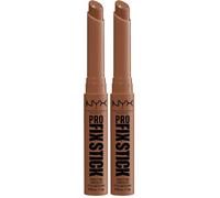 NYX Professional Makeup Correcteur Anti-Cernes en Stick, Couvre les Imperfections, Tâches Sombres et Décoloration, 12H de Tenue, Vegan, Pro Fix Stick, Teinte : Sienna (Lot de 2)