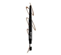 NYX Professional Makeup Crayon à Sourcils Fill & Fluff, Formule à la Pommade Crémeuse, Pointe Précise, Embout Brosse pour Estomper, Taupe