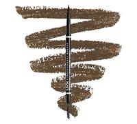 NYX Professional Makeup Crayon à Sourcils Micro Brow Pencil, Crayon Ultra-Fin Double-Embout avec Mine Rétractable et Goupillon, Teinte : Ash Brown (05)