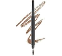 NYX Professional Makeup Crayon à Sourcils Precision Brow, Double-Embout avec Crayon Plat et Goupillon, Teinte : Soft Brown (03)