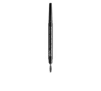NYX Professional Makeup Crayon Sourcils Precision Brow Black 0,13g | Mine plate précise traits fins, Brosse estompe & redéfinit, Formule vegan sans ingrédients animaux, Tenue longue durée
