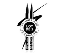 NYX Professional Makeup Eyeliner Feutre Epic Ink Liner, Waterproof, Formule Vegan, Lot de 2, Teinte : Black (01)