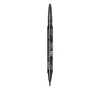 NYX Professional Makeup Eyeliner - Two Timer Dual Ended - Black