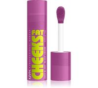 NYX Professional Makeup - Blush Liquide Illuminateur - Joues Pulpeuses et Colorées - Formule Vegan - 24H d'Hydratation - 12H de Tenue - Fat Cheeks Blush - Teinte : Blueberry Burst