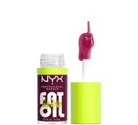 NYX Professional Makeup Gloss Huile à Lèvres de Squalane Fat Oil Lip Drip, Haute Brillance, Fini Non Collant, Hydratation 12H, Applicateur Extra Large, Mûre & Framboise, That's Chic