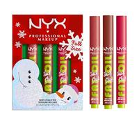 NYX Professional Makeup Fat Oil Slick Trio Baume Lèvres Végétalien | Hydratation longue durée, Touche de couleur, Compatible crayon Line Loud, Trio de baumes lèvres