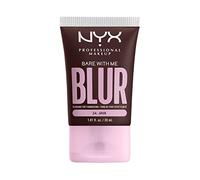 NYX Professional Makeup Fond de Teint Effet Flouté Bare With Me Blur, Couvrance Moyenne, Fini Mat Naturel, Niacinamide, Matcha & Glycérine, Hydratation Jusqu'A 12H, Teinte : Java (24)