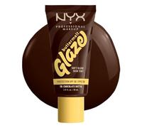 NYX Professional Makeup - Fond de Teint Hydratant SPF30 - Tenue Longue Durée Jusqu'à 12h - 93% d'Ingrédients Soin - Formule Vegan - Buttermelt Glaze Tint - Teinte : Chocolate Butta - 30ml