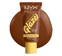 NYX Professional Makeup - Fond de Teint Hydratant SPF30 - Tenue Longue Durée Jusqu'à 12h - 93% d'Ingrédients Soin - Formule Vegan - Buttermelt Glaze Tint - Teinte : Nutmeg Butta - 30ml