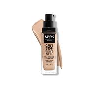 NYX Professional Makeup Fond de Teint Liquide Couvrant Tenue 24h Can't Stop Won't Stop Liquid Foundation, Waterproof, Fini Mat, Formule Vegan, Teinte : Vanilla (06)