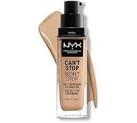 NYX Professional Makeup Fond de Teint Liquide Couvrant Tenue 24h Can't Stop Won't Stop Liquid Foundation, Waterproof, Fini Mat,