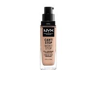 NYX Professional Makeup Fond de Teint Liquide Couvrant Tenue 24h Can't Stop Won't Stop Liquid Foundation, Waterproof, Fini Mat, Formule Vegan, Teinte : Light (05)