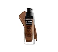 NYX Professional Makeup Fond de Teint Liquide Couvrant Tenue 24h Can't Stop Won't Stop Liquid Foundation, Waterproof, Fini Mat, Formule Vegan, Teinte : Mocha (19)