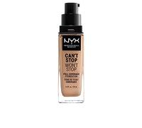 NYX Professional Makeup Fond de Teint Liquide Couvrant Tenue 24h Can't Stop Won't Stop Liquid Foundation, Waterproof, Fini Mat, Formule Vegan, Teinte : Medium Buff (10.5)