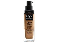 NYX Professional Makeup Fond de Teint Liquide Couvrant Tenue 24h Can't Stop Won't Stop Liquid Foundation, Waterproof, Fini Mat, Formule Vegan, Teinte : Golden (13)