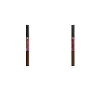 NYX Professional Makeup Gel à Sourcils Teinté Zero To Brow, Jusqu'à 2 Jours de Tenue, Sans Transfert ni Tache, Teinte : Chocolate (06) (Lot de 2)