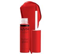 NYX Professional Makeup Gloss à Lèvres Repulpant, Effet Lèvres Pulpeuses, Non Collant, Texture Douce et Crémeuse, À Porter Seul ou avec Rouge à Lèvres, Butter Gloss, Teinte : Apple Crisp (40)