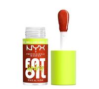 NYX Professional Makeup Gloss Huile à Lèvres Fat Oil Lip Drip, Haute Brillance, Fini Non Collant, Hydratation 12H, Applicateur Extra Large, Huiles de Squalane, Mûre & Framboise, CARAMELT MAMI