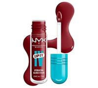NYX Professional Makeup - Gloss Hydratant Effet Mouillé - Tenue Jusqu'à 12h - Hautement Pigmenté - Fini Brillant - Lip IV Gloss - Teinte : Cranberry Splash