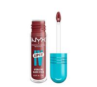 NYX Professional Makeup - Gloss Hydratant Effet Mouillé - Tenue Jusqu'à 12h - Hautement Pigmenté - Fini Brillant - Lip IV Gloss - Teinte : Drippin' In Rose
