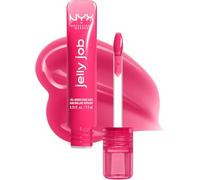 NYX Professional Makeup Jelly Job Gloss Lèvres Hydratant Juicy Jelly 10 | Infusé en peptides, Applicateur spatule silicone, Formule vegan non collante, Parfum cerise, 16 teintes disponibles