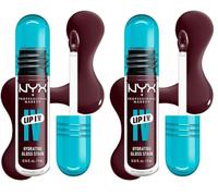 NYX Professional Makeup Lip IV Gloss Hydratation 12h Mauve N' Moist (Lot de 2)