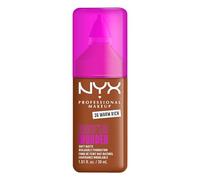 NYX Professional Makeup Make 'Em Wonder Fond de Teint 24h Warm Rich 36 30ml | Couvrance modulable, Enrichi acide hyaluronique, Extrait guarana, Formule vegan, 45 teintes disponibles