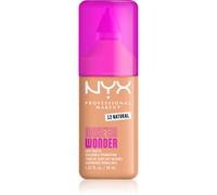 NYX Professional Makeup - Make 'Em Wonder - Fond de Teint - Tenue 24h - Pas d'effet plâtre - Acide Hyaluronique et extrait de Guarana - Formule Vegan - Teinte : Natural 12-30ml