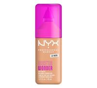 NYX Professional Makeup - Make 'Em Wonder - Fond de Teint - Tenue 24h - Pas d'effet plâtre - Acide Hyaluronique et extrait de Guarana - Formule Vegan - Teinte : Nude 10-30ml