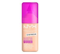 NYX Professional Makeup - Make 'Em Wonder - Fond de Teint - Tenue 24h - Pas d'effet plâtre - Acide Hyaluronique et extrait de Guarana - Formule Vegan - Teinte : Fair Porcelain 02-30ml
