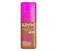 NYX Professional Makeup - Make 'Em Wonder - Fond de Teint - Tenue 24h - Pas d'effet plâtre - Acide Hyaluronique et extrait de Guarana - Formule Vegan - Teinte : Maple 31-30ml