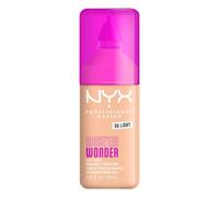 NYX Professional Makeup - Make 'Em Wonder - Fond de Teint - Tenue 24h - Pas d'effet plâtre - Acide Hyaluronique et extrait de Guarana - Formule Vegan - Teinte : Light 06-30ml