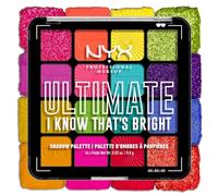 NYX Professional Makeup Palette de Fards à Paupières Ultimate Shadow, 16 couleurs, Finition Intense et Longue Durée, Formule Vegan Sans Ingrédients d'Origine Animale ou Dérivé, I Know That's Bright