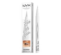 NYX Professional Makeup Party Animals Eyeliner Epic Ink Liner PHANTOM LINES | Eyeliner liquide blanc mat à la pointe feutre ultra-précise, au pigment intense et à la tenue longue durée waterproof.