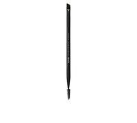 NYX Professional Makeup Pinceau à Sourcils Double-Embout Pro avec Goupillon et Pinceau Biseauté, Noir