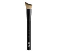 NYX Professional Makeup Pinceau Fond de Teint Total Control Drop Brosse | Synthétique ultra-douce flexible, Forme angulaire incurvée, S'adapte courbes visage, Zones difficiles à atteindre